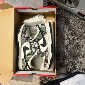 Nike Red and White Sneakers